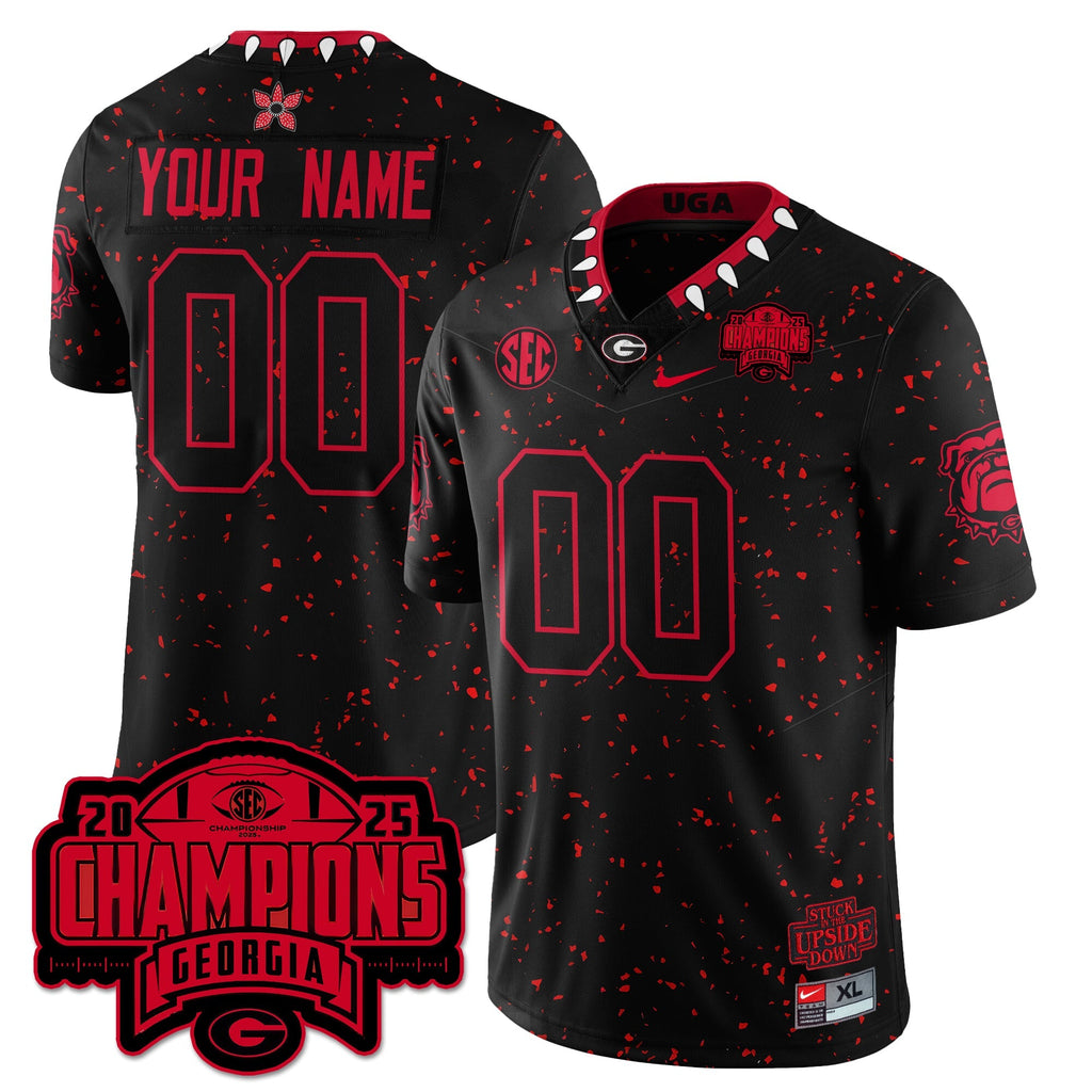 UGA Stranger Things Vapor Limited Jersey - SEC Football Champions