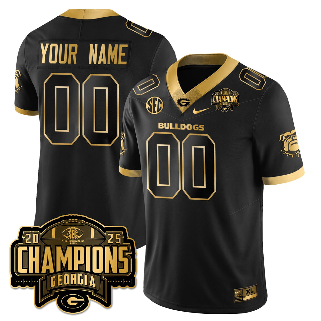 UGA Vapor Limited Gold Jersey - SEC Football Champions