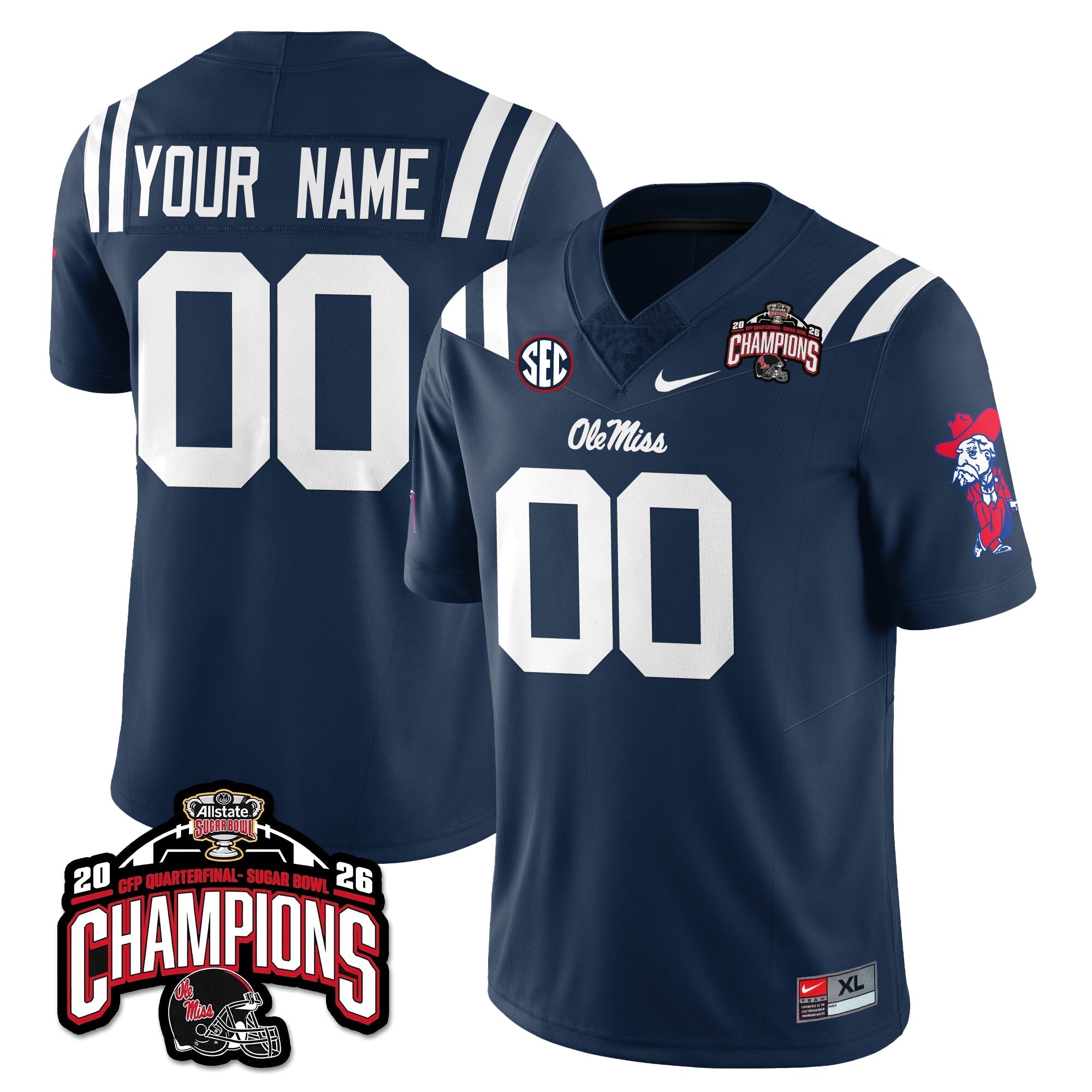 OMB Football Vapor Limited Jersey - Allstate Sugar Bowl Champions