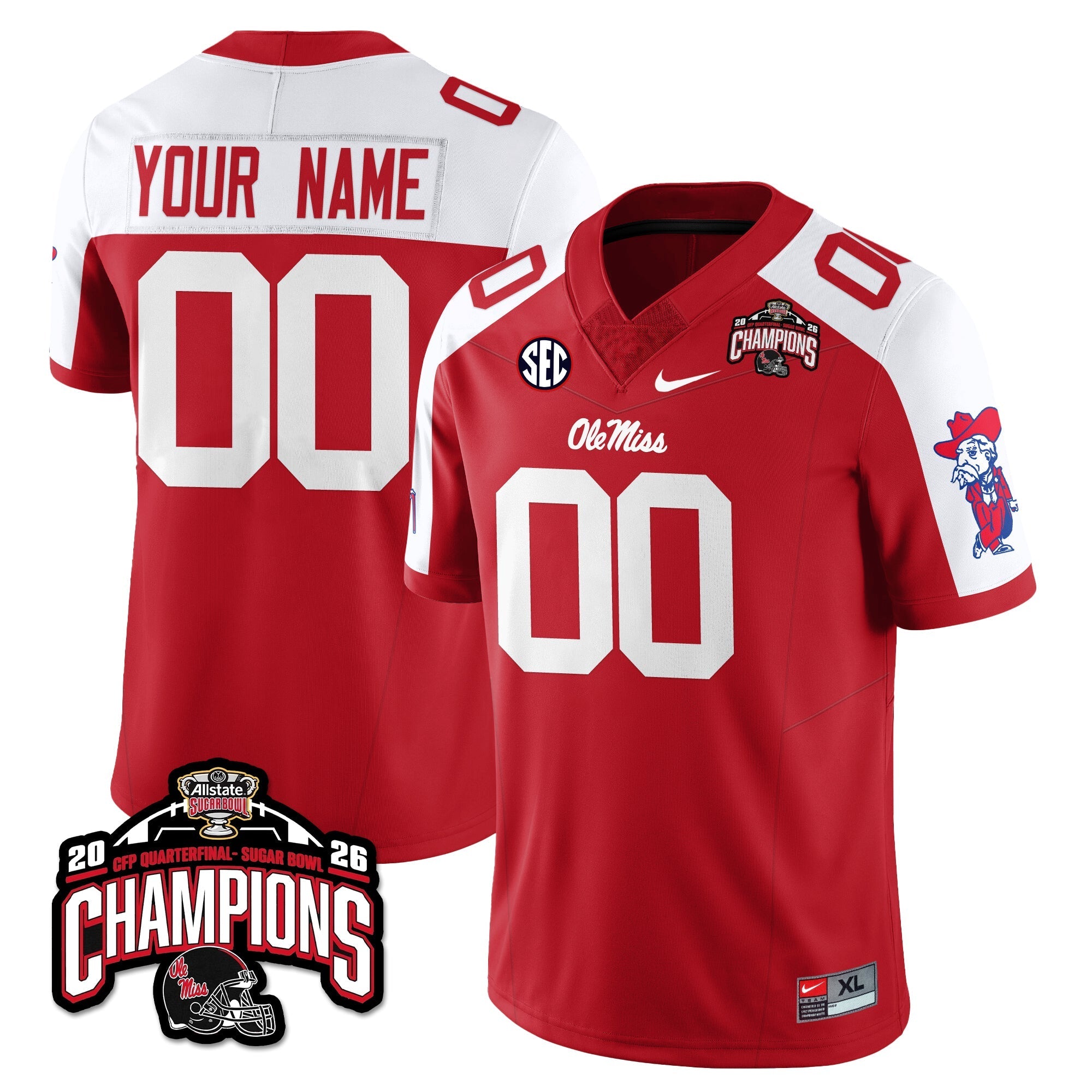 OMB Football Vapor Limited Jersey - Allstate Sugar Bowl Champions