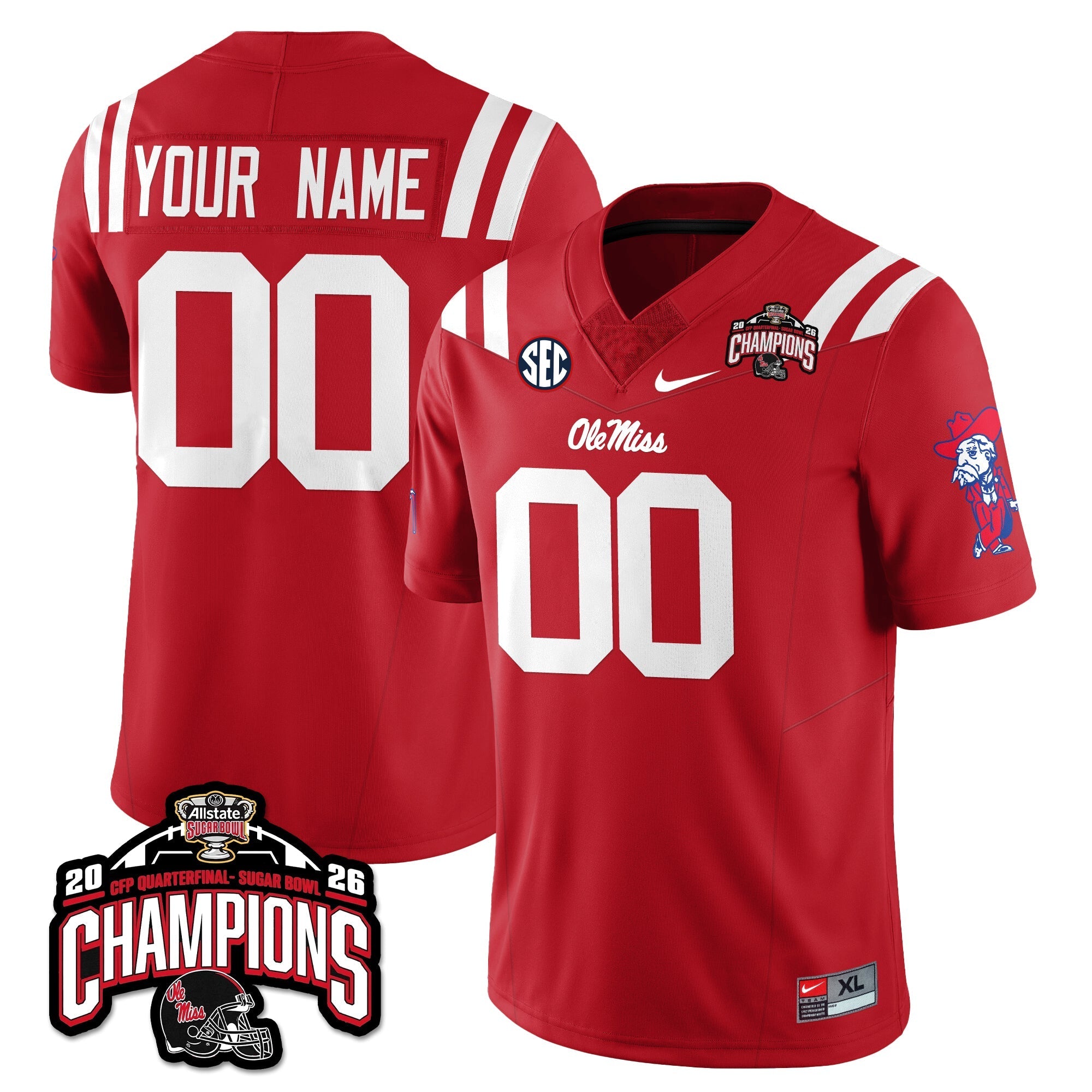 OMB Football Vapor Limited Jersey - Allstate Sugar Bowl Champions