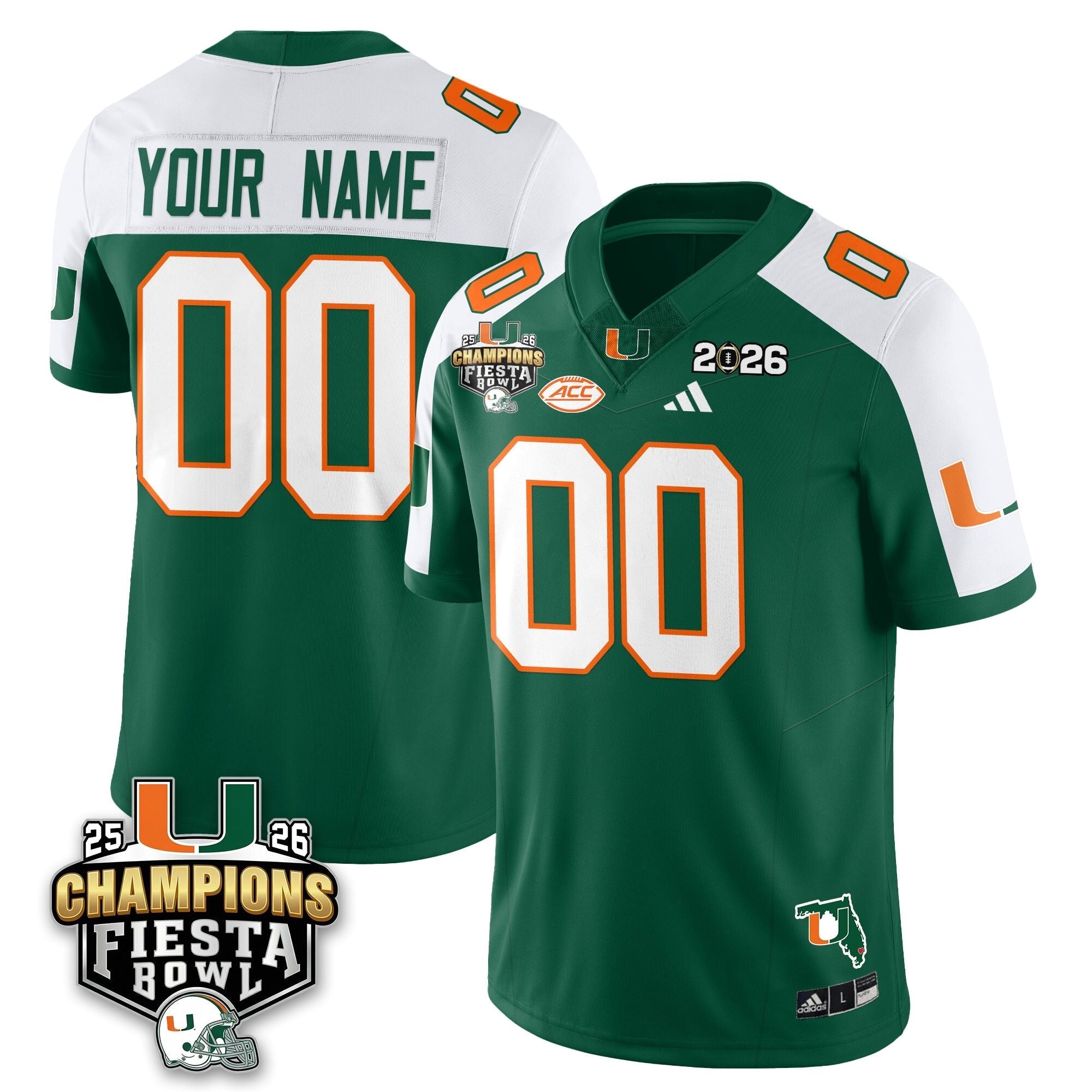 MIA Football Vapor Limited Jersey V3 - Fiesta Bowl Champions