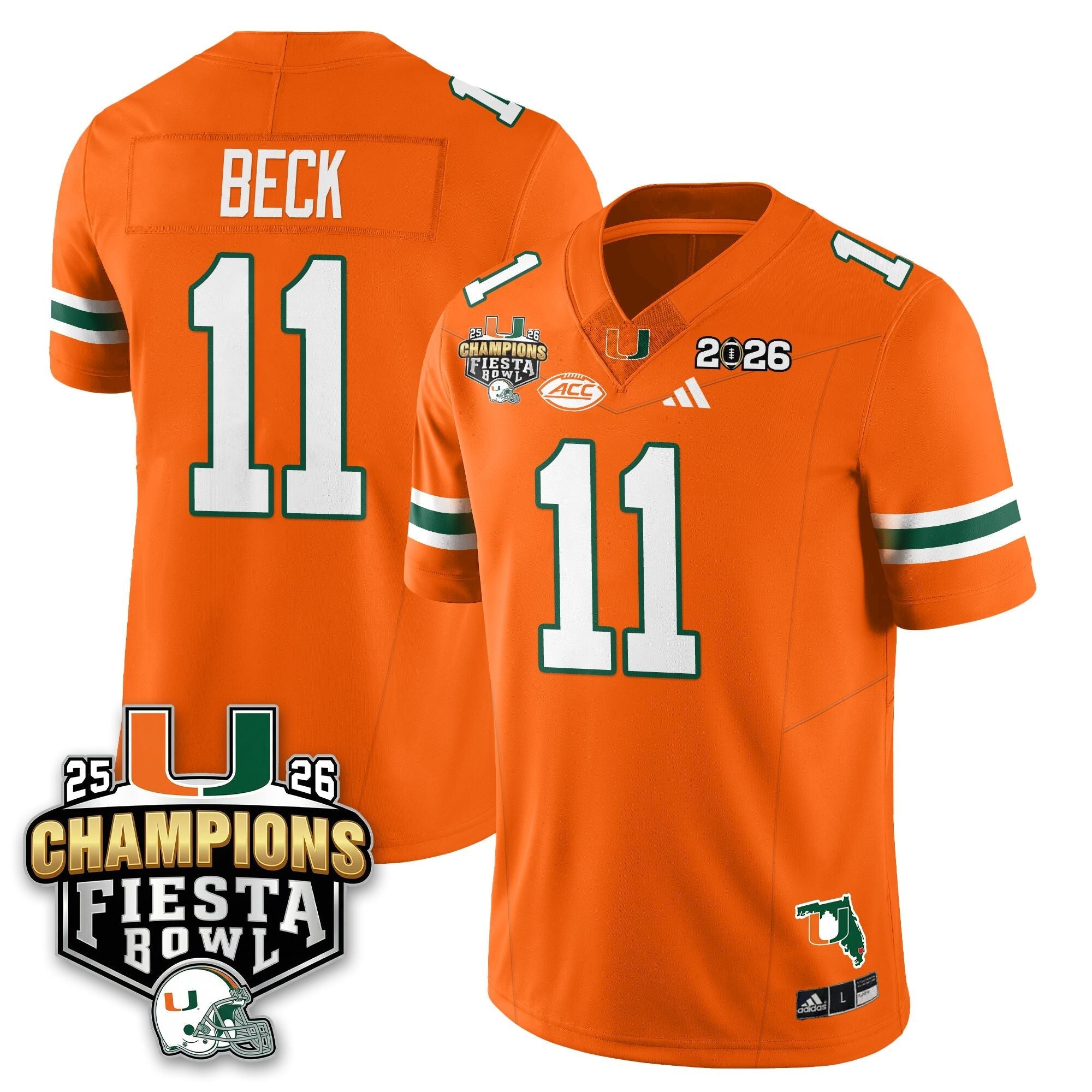 MIA Football Vapor Limited Jersey V3 - Fiesta Bowl Champions