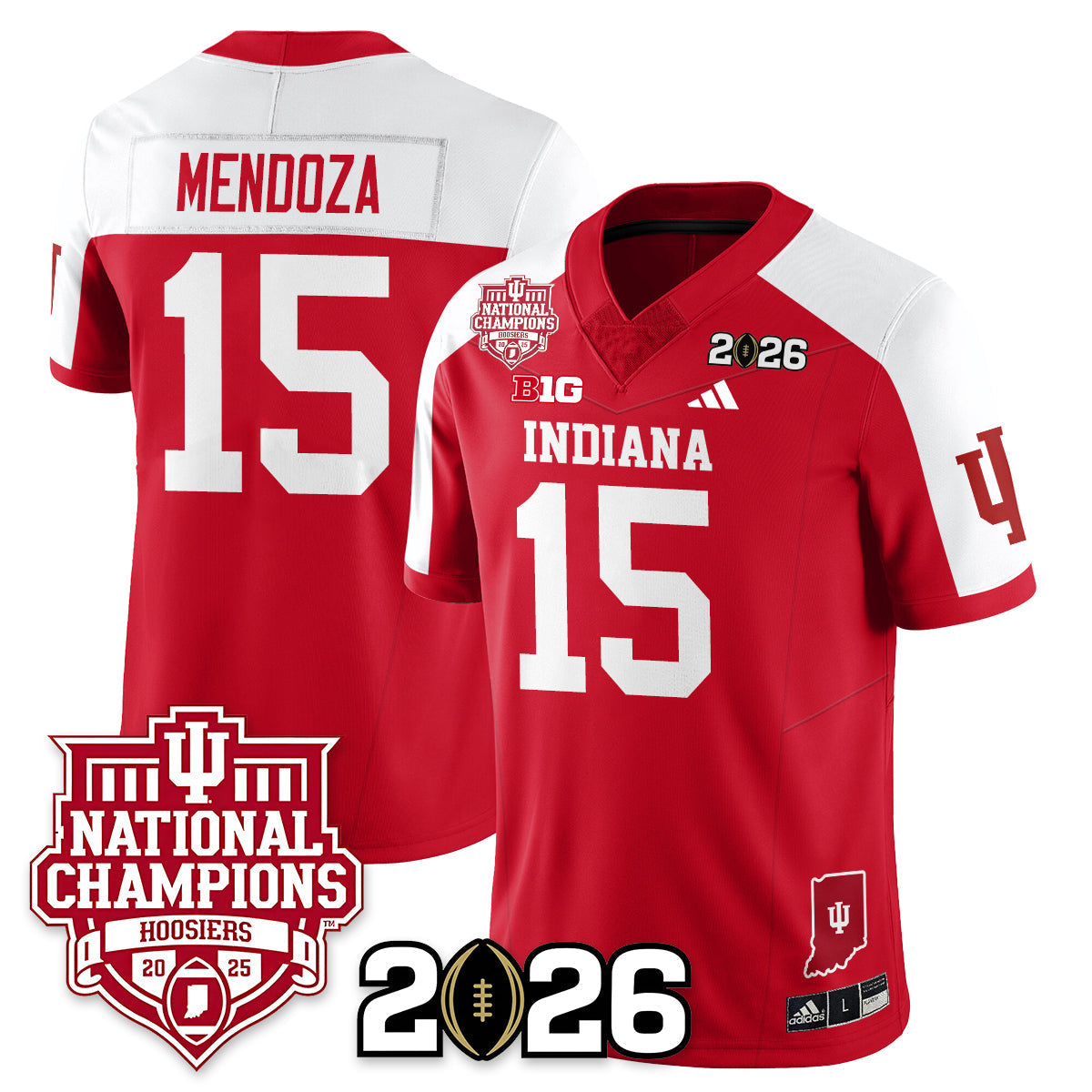 Indiana Hoosiers Vapor Limited Football Jersey - 2025 National Champions