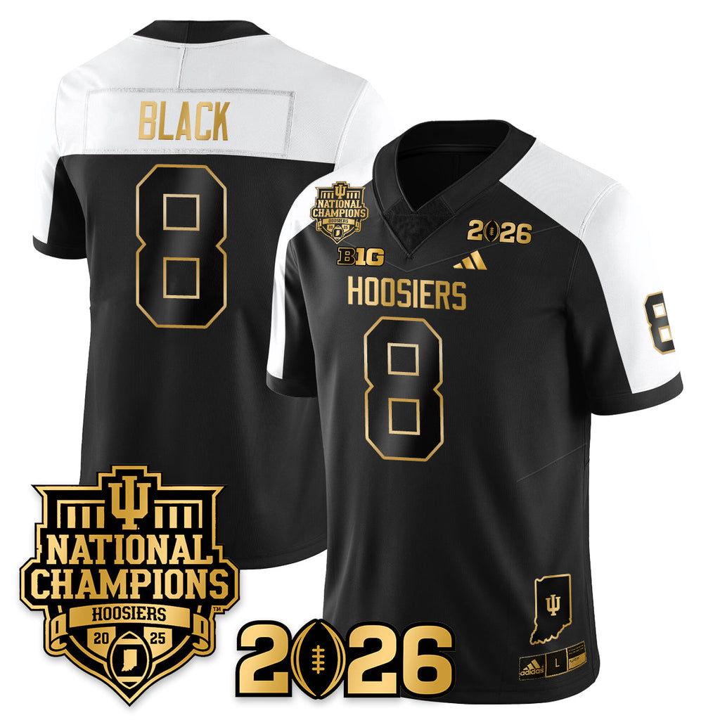 Indiana Hoosiers Vapor Limited Football Gold Jersey - 2025 National Champions