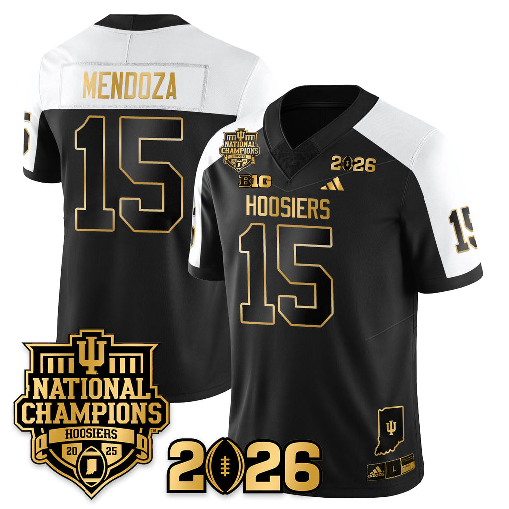 Indiana Hoosiers Vapor Limited Football Gold Jersey - 2025 National Champions