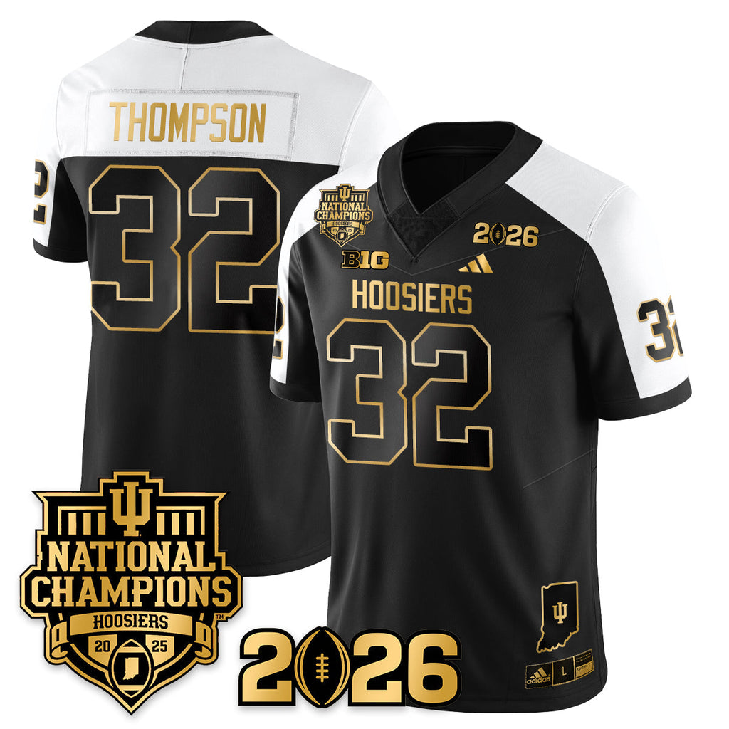 Indiana Hoosiers Vapor Limited Football Gold Jersey - 2025 National Champions