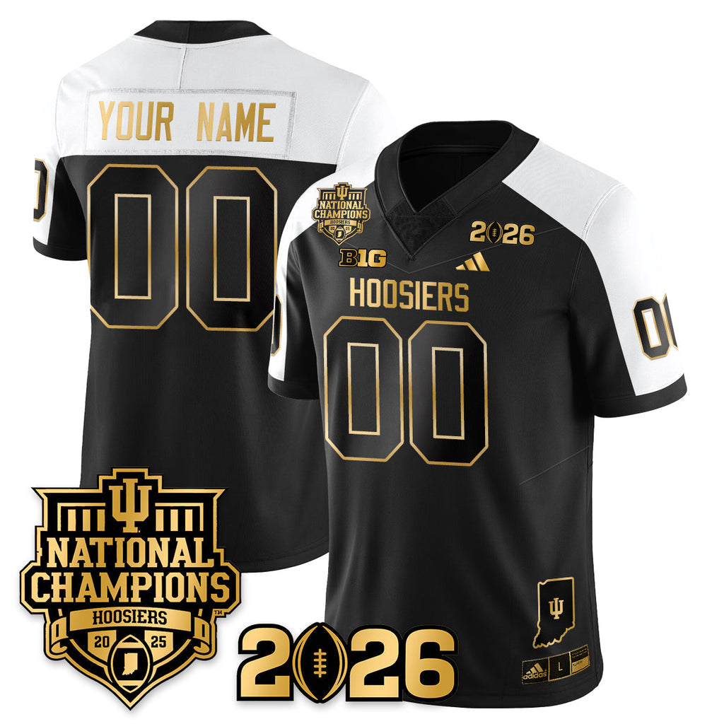 Indiana Hoosiers Vapor Limited Football Gold Jersey - 2025 National Champions