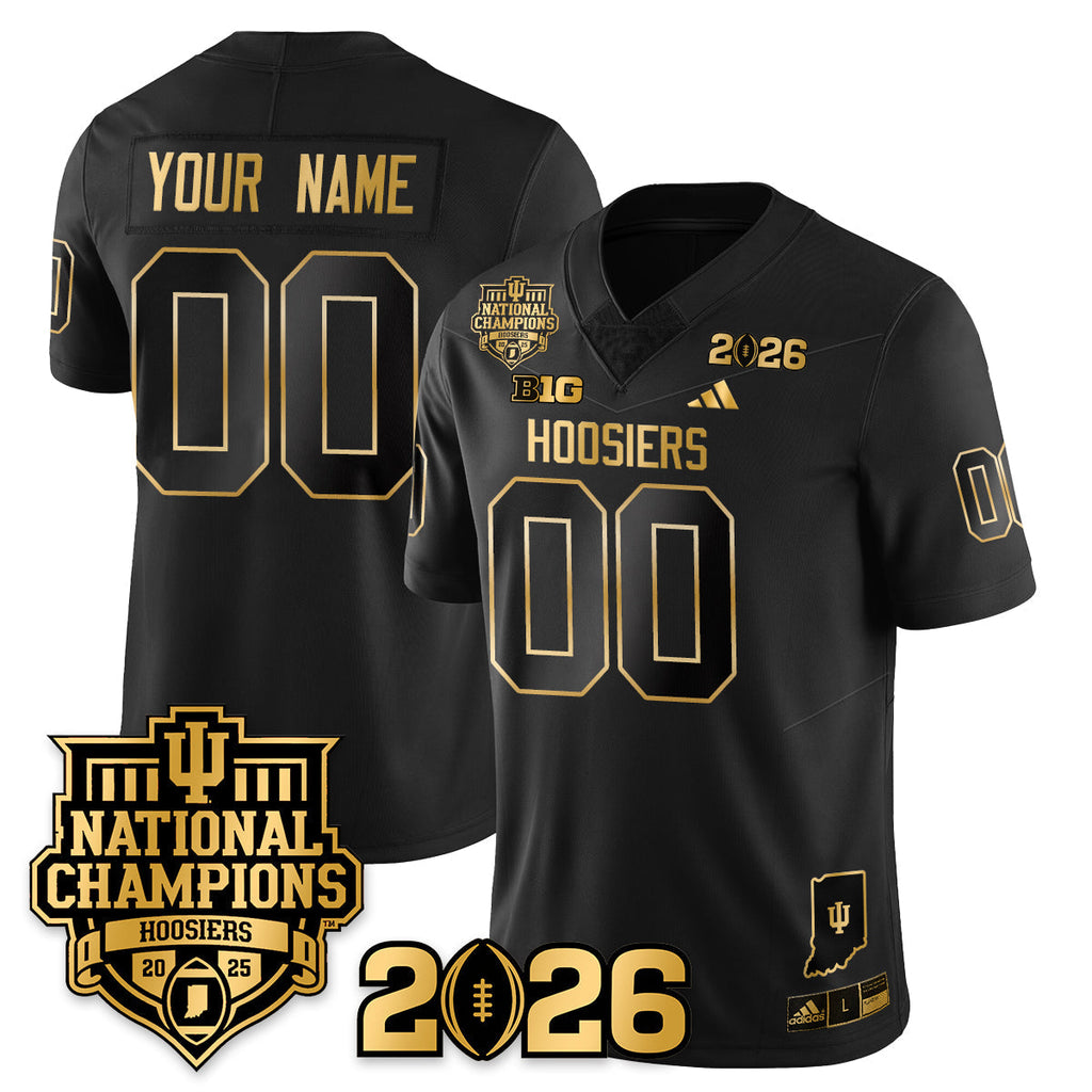 Indiana Hoosiers Vapor Limited Football Gold Jersey - 2025 National Champions