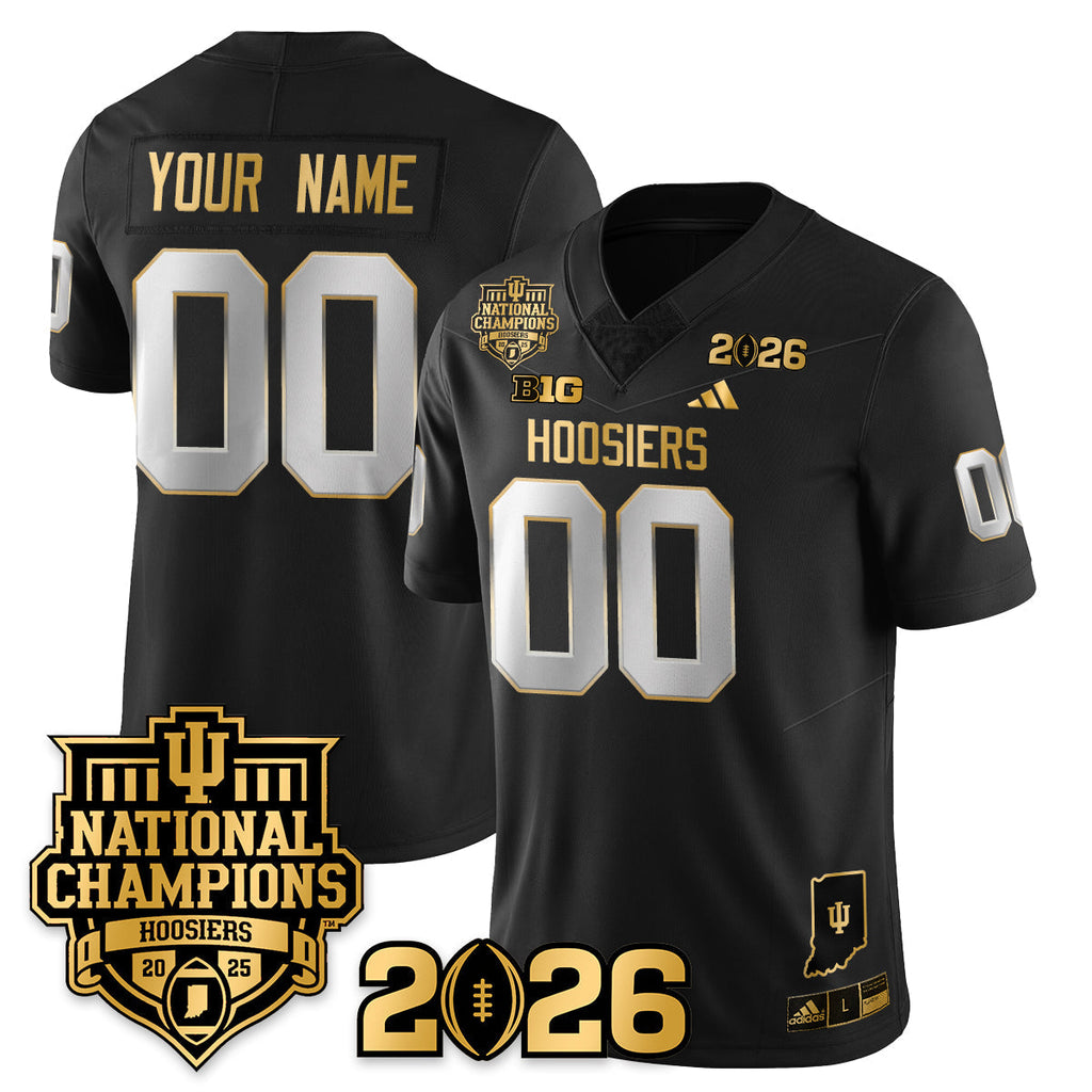 Indiana Hoosiers Vapor Limited Football Gold Jersey - 2025 National Champions