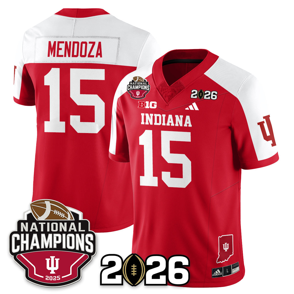 Indiana Hoosiers Vapor Limited Football Jersey V3 - 2025 National Champions