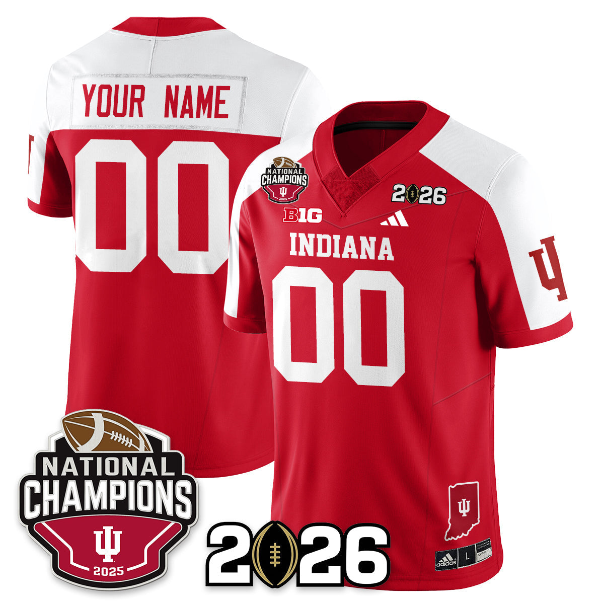 Indiana Hoosiers Vapor Limited Football Jersey V3 - 2025 National Champions