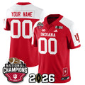 Custom Indiana Hoosiers Vapor Limited Football Jersey V3 - 2025 National Champions