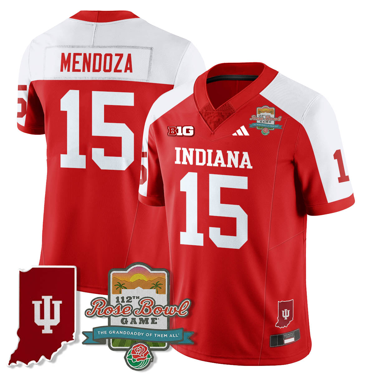 IND Vapor Limited Football Jersey - Rose Bowl 112th