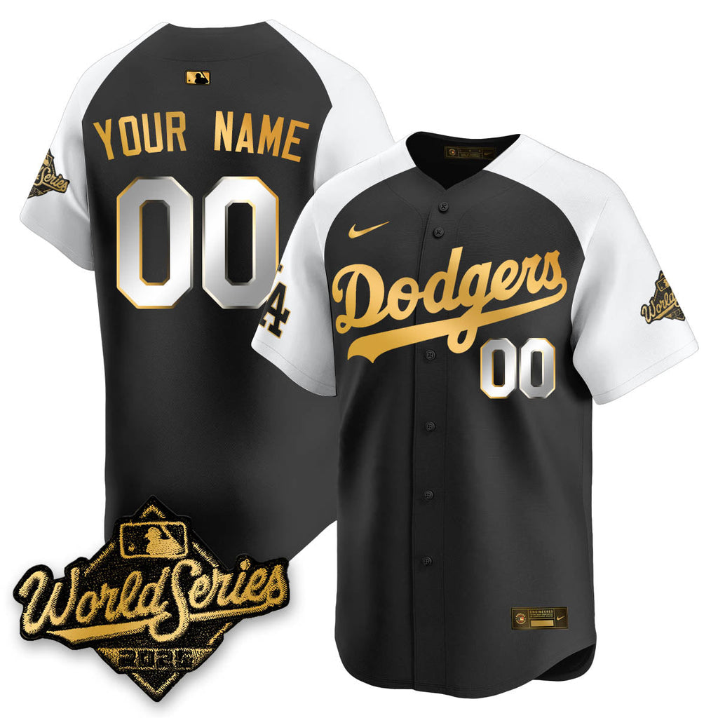 LAD 2025 World Series Gold Jersey - Stitched