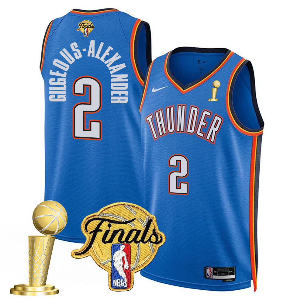 OKC 2024-25 Champions Jersey - Stitched