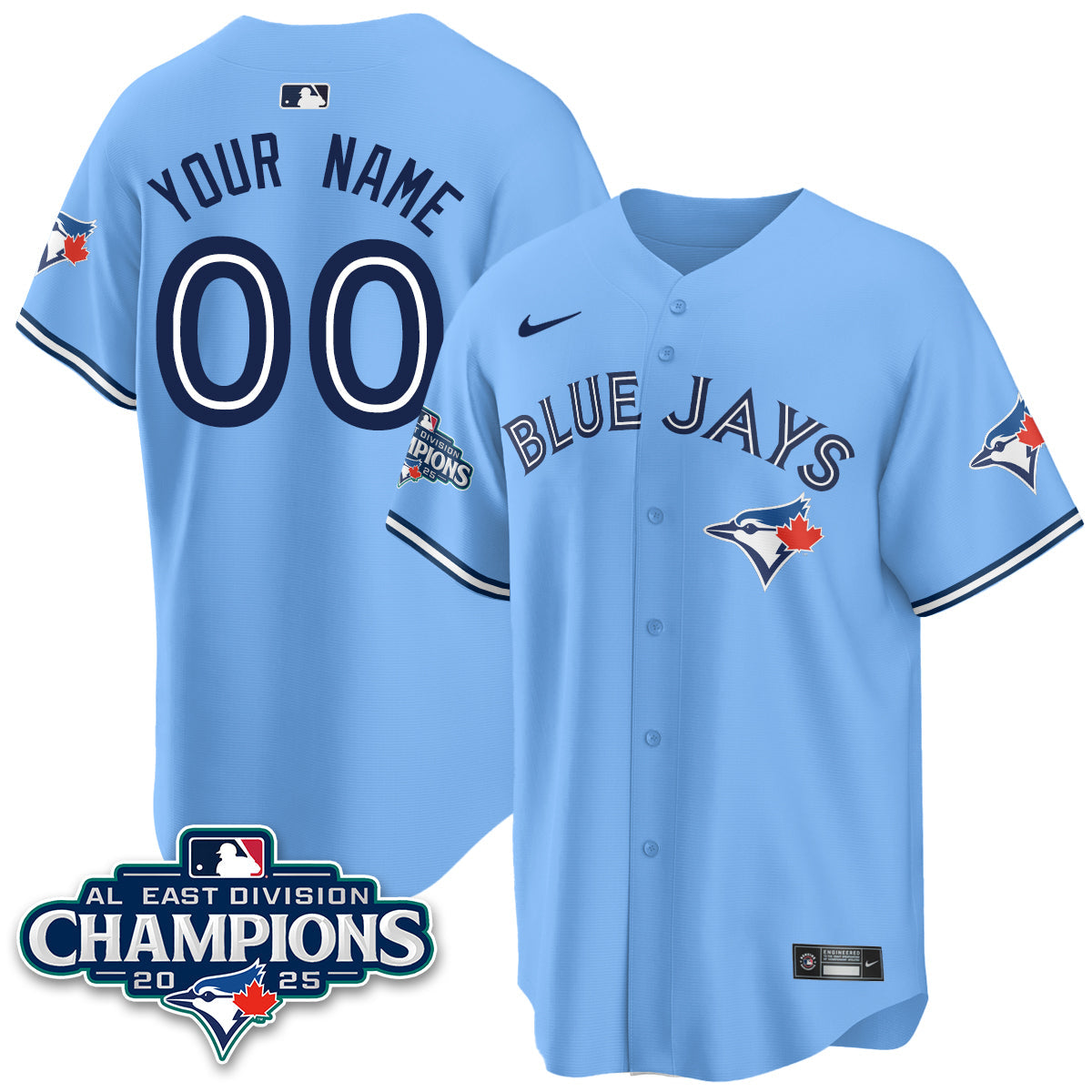 TBJ AL East Division Champions Jersey - Stitched