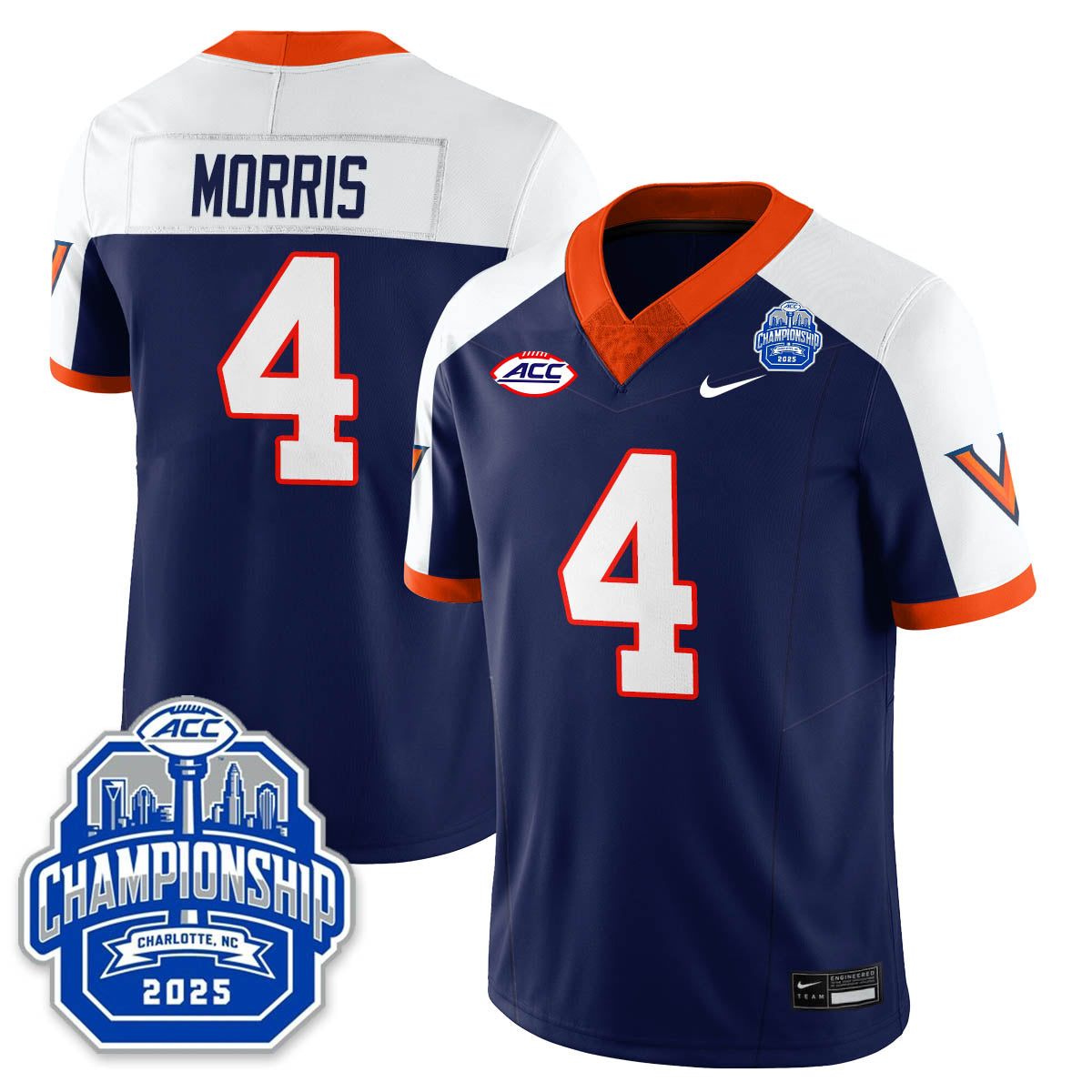 Virginia Football ACC Championship Vapor Limited Jersey