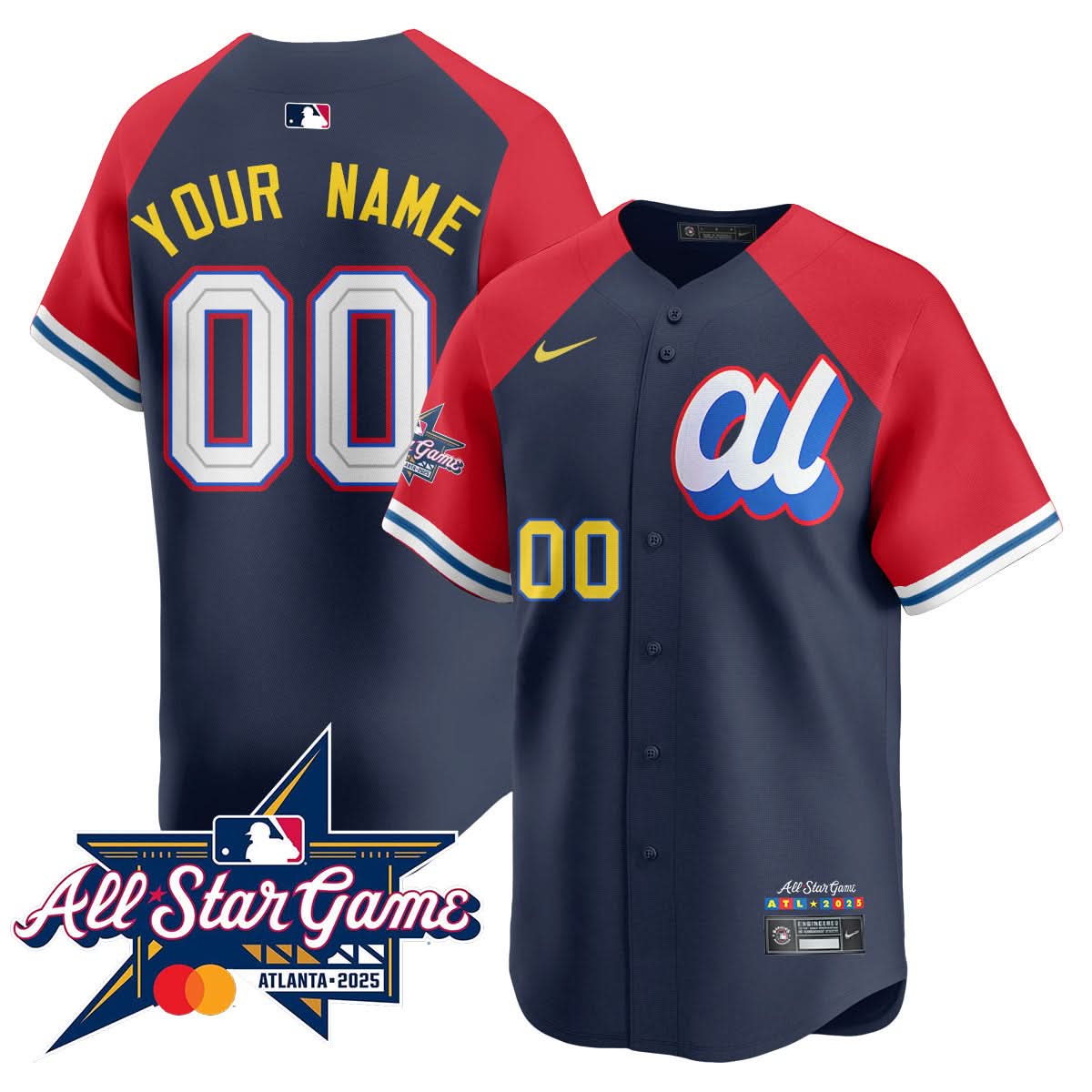 American League 2025 MLB All-Star Custom Jersey - Stitched
