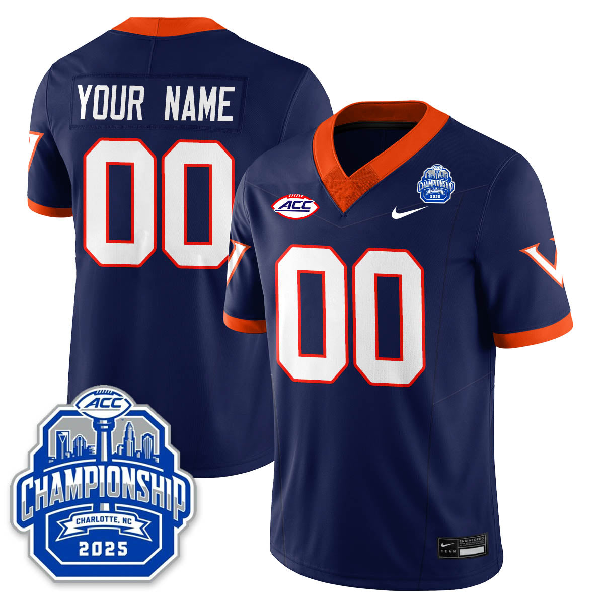 Virginia Football ACC Championship Vapor Limited Jersey