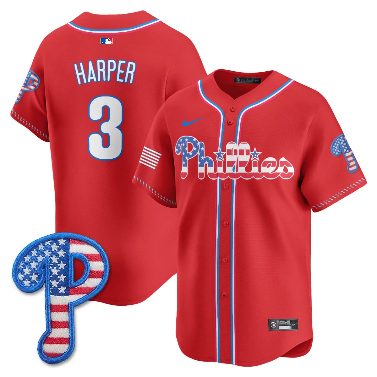 PP 2025 Fourth of July Jersey - Stitched