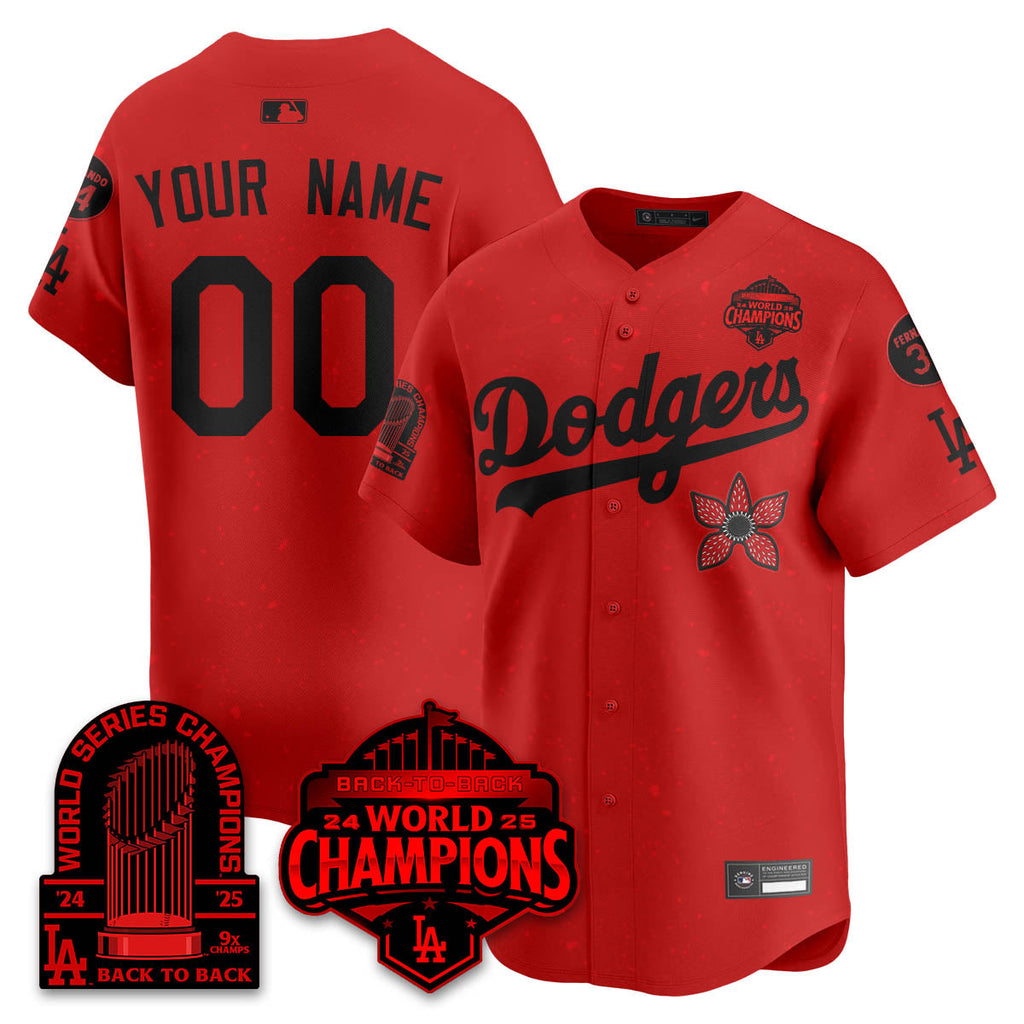LAD 2025 Champions x Stranger Things x 9x Champs Vapor Premier Jersey - Stitched