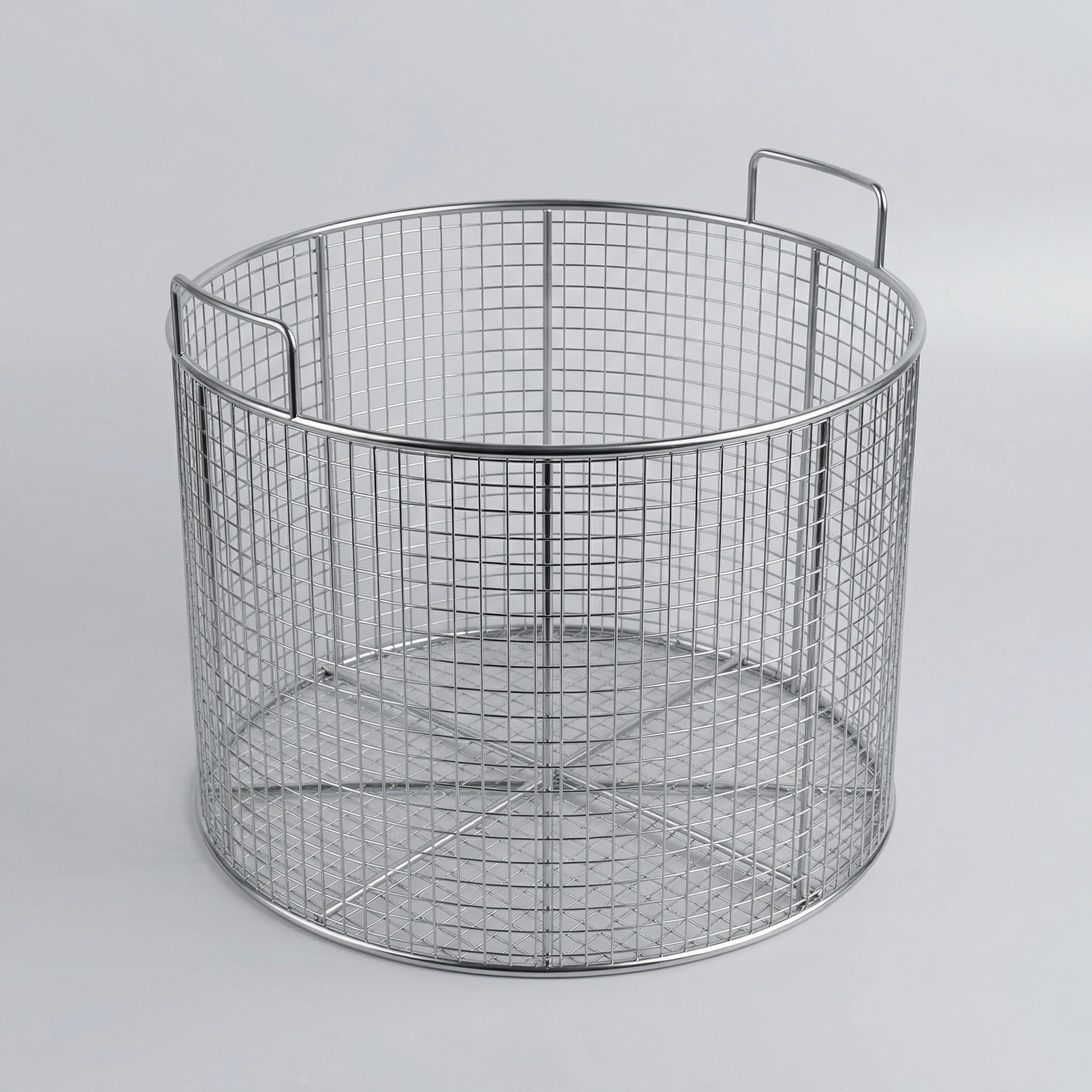304 Stainless Steel Mesh Basket Strainer, Round Filter Basket for Draining, Cleaning, Cooking, Frying, Sieving & Isolating