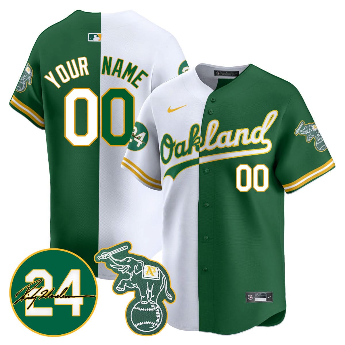 OA 2024 Ricky Henderson Memorial Custom Jersey - Stitched