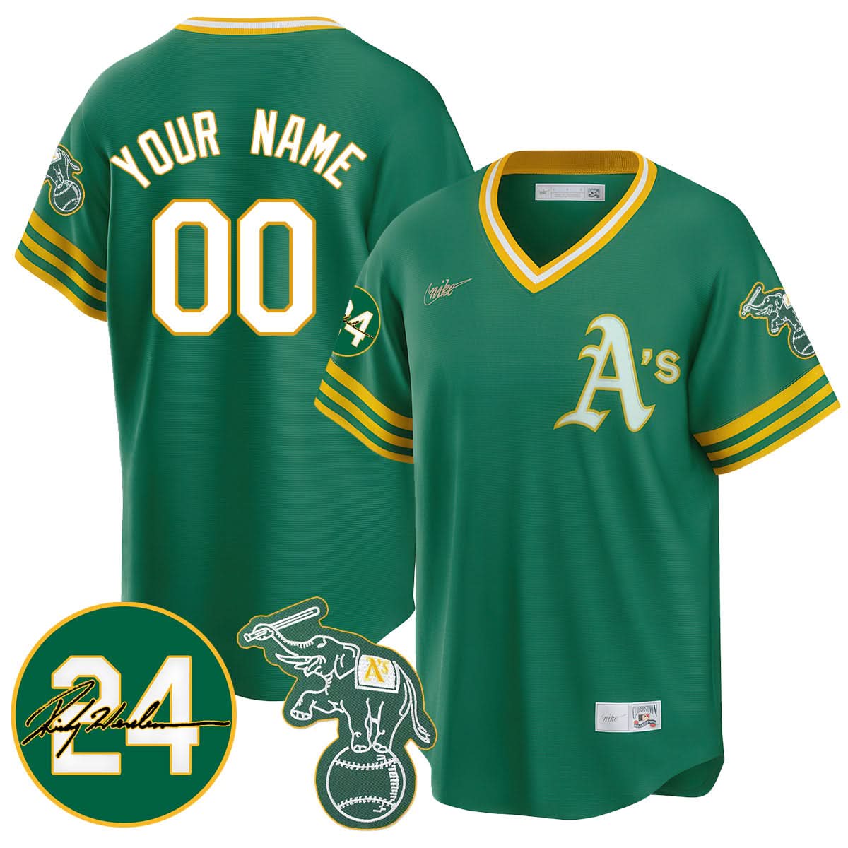 OA 2024 Ricky Henderson Memorial Custom Jersey - Stitched