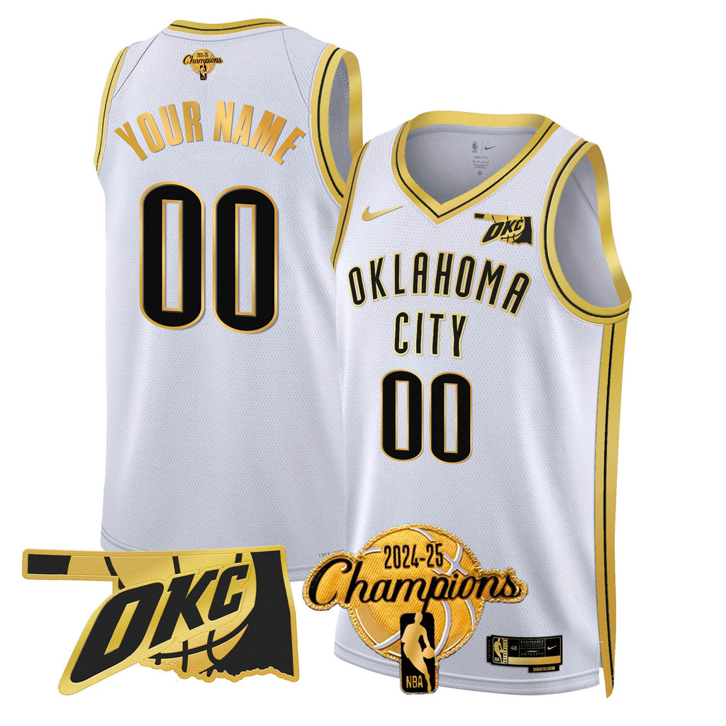 OKC 2024-25 Champions Jersey - Stitched