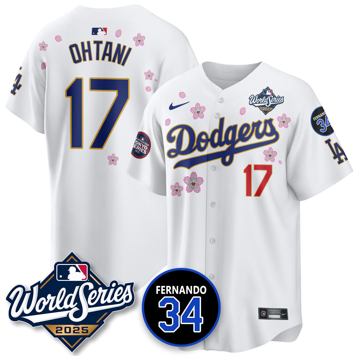 LAD Tokyo Series 2025 NL Champions Jersey - Stitched