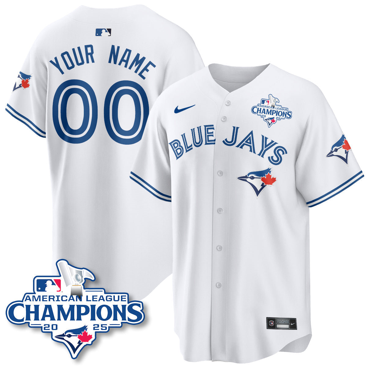 TOR 2025 American League Champions Jersey - Stitched
