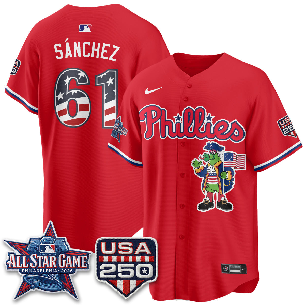PHI 2026 All Star Phanatic Edition Vapor Jersey - Stitched