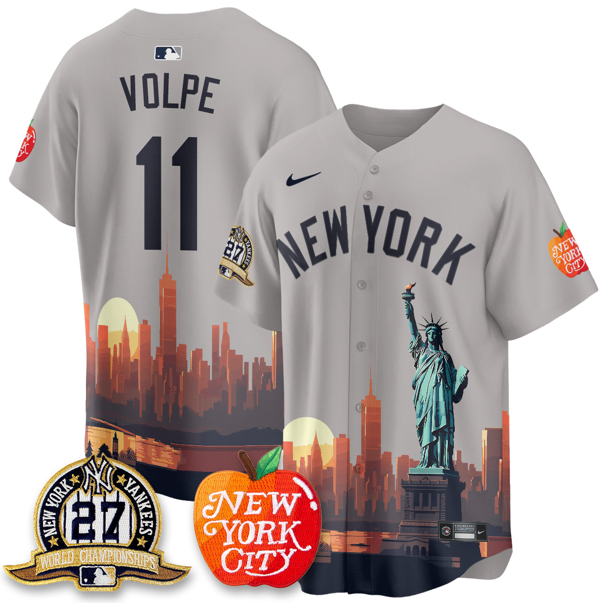 NYY City Edition Vapor Jersey - Stitched