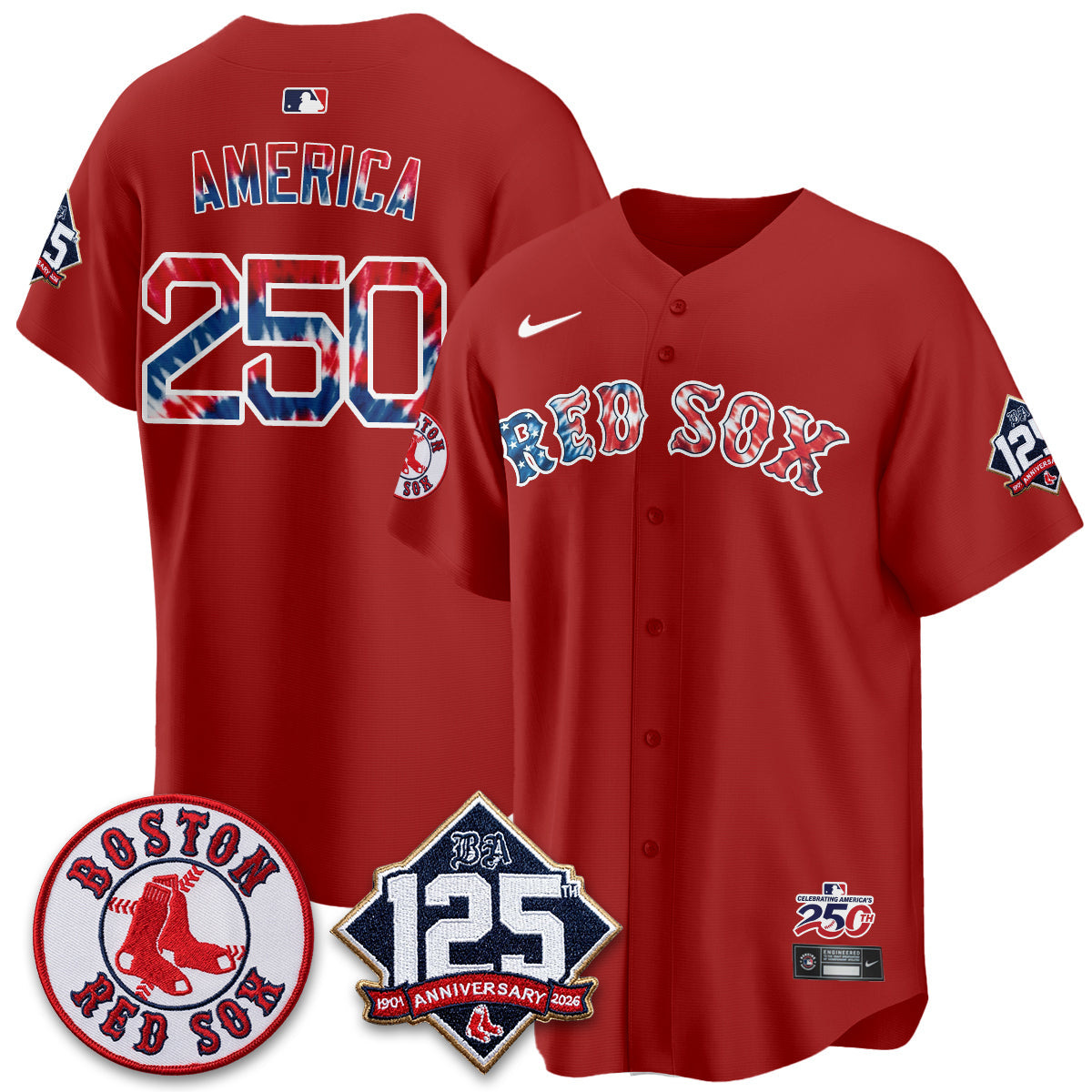 BOS Americana 2026 Vapor Limited Jersey - Stitched