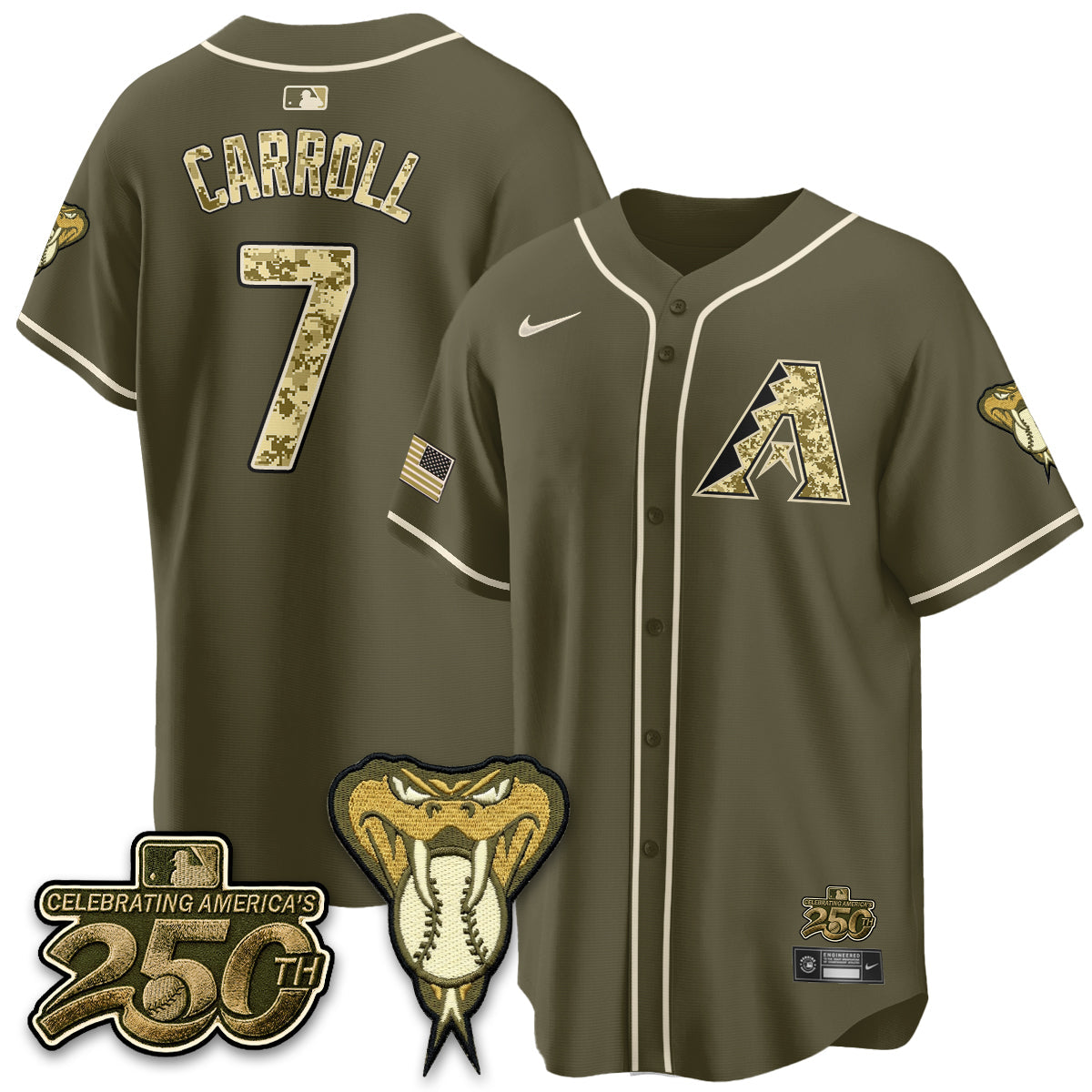 ARI Salute to Service 2026 Vapor Premier Limited Jersey - Stitched