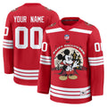 SF x Halloween Cartoon Mouse Edition Custom Hockey Jersey - Printed