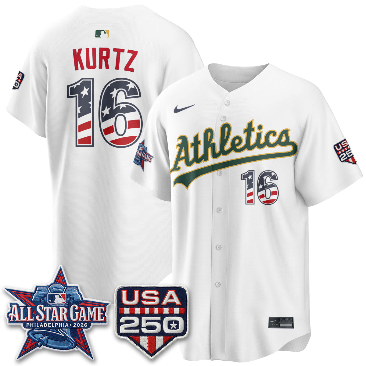 OAK 2026 All Star Edition Vapor Jersey - Stitched
