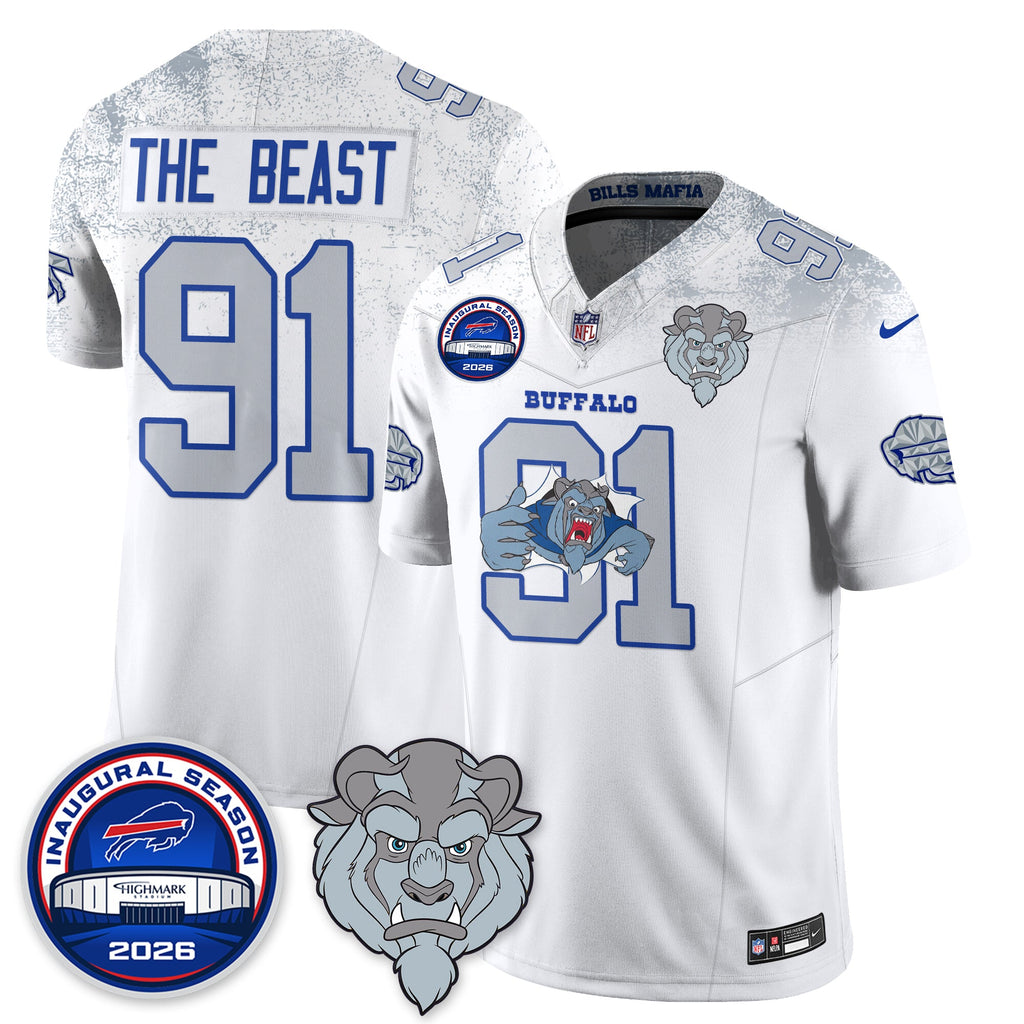BUF x Hairy Blue Beast Edition Vapor Jersey - Stitched