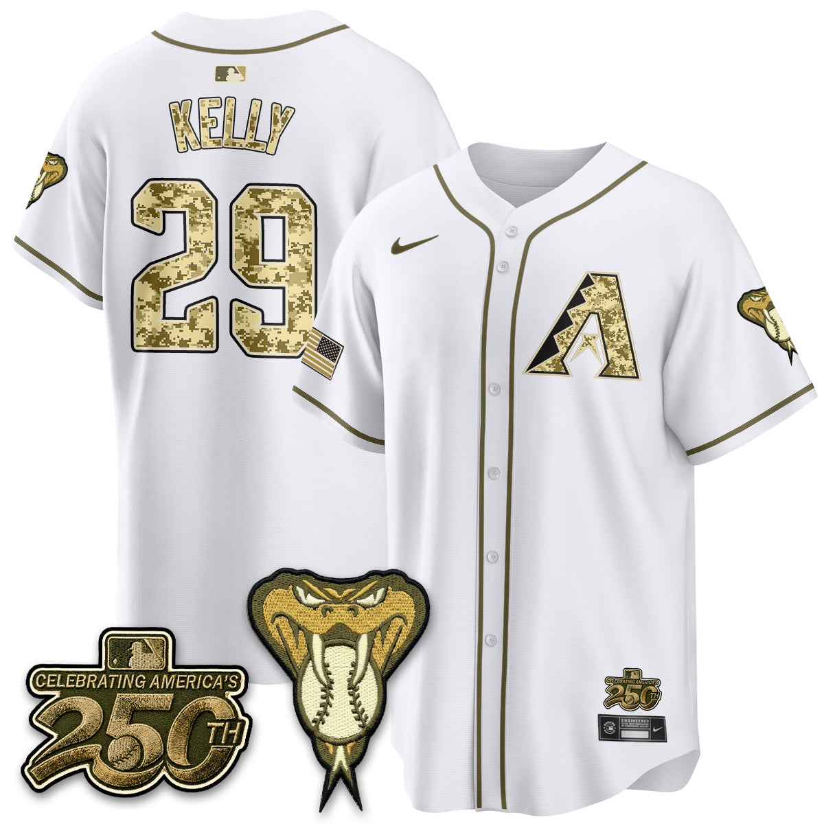 ARI Salute to Service 2026 Vapor Premier Limited Jersey - Stitched