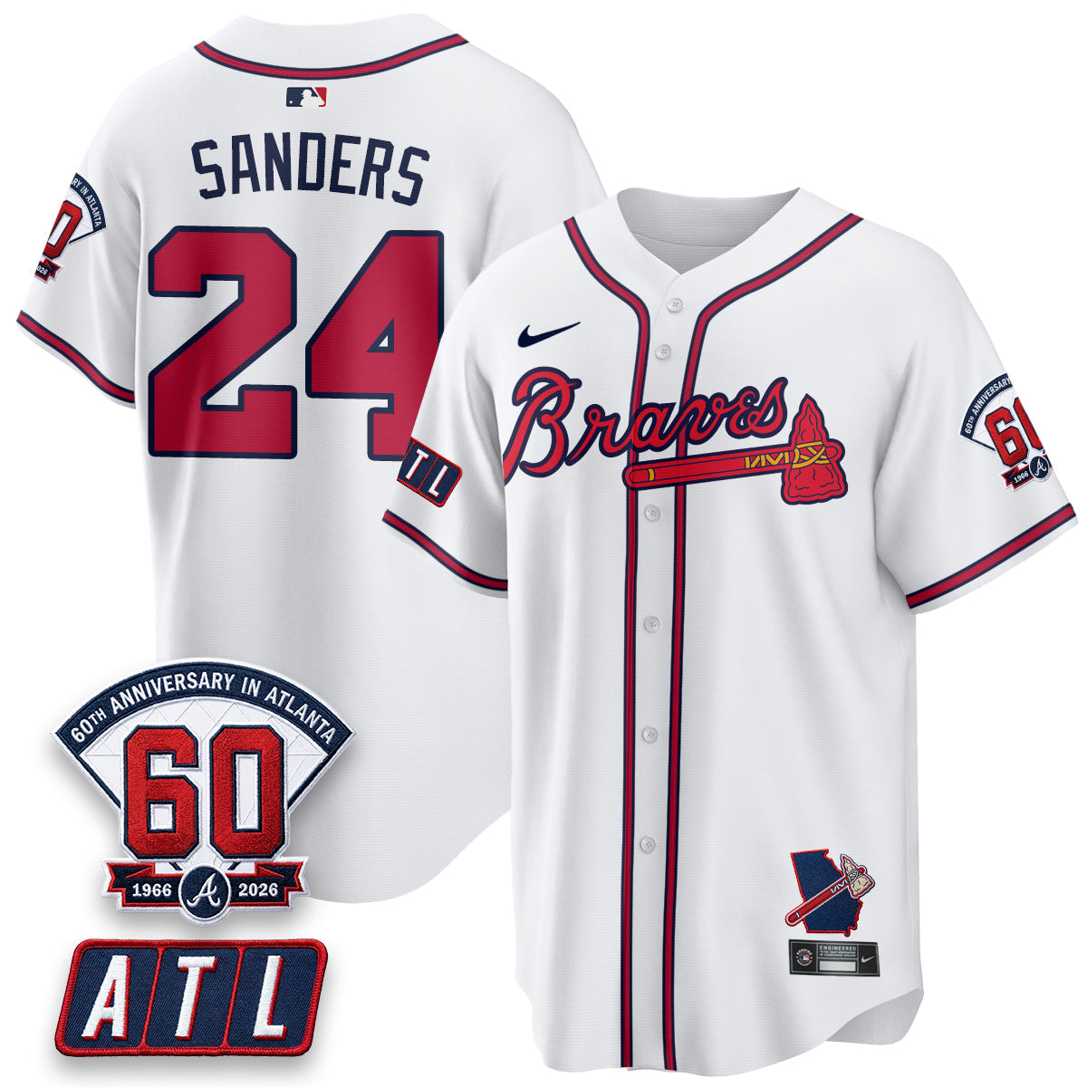 ATL 2026 60th Anniversary Vapor Limited Jersey - Stitched