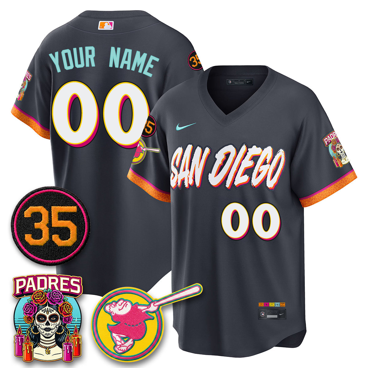 SD 2026 City Connect Vapor Limited Custom Jersey - Stitched V3