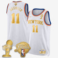 Jalen Brunson NYK 2026 Basketball  Finals Champions Gold Standard Basketball Jersey - Limited Edition - Stitched