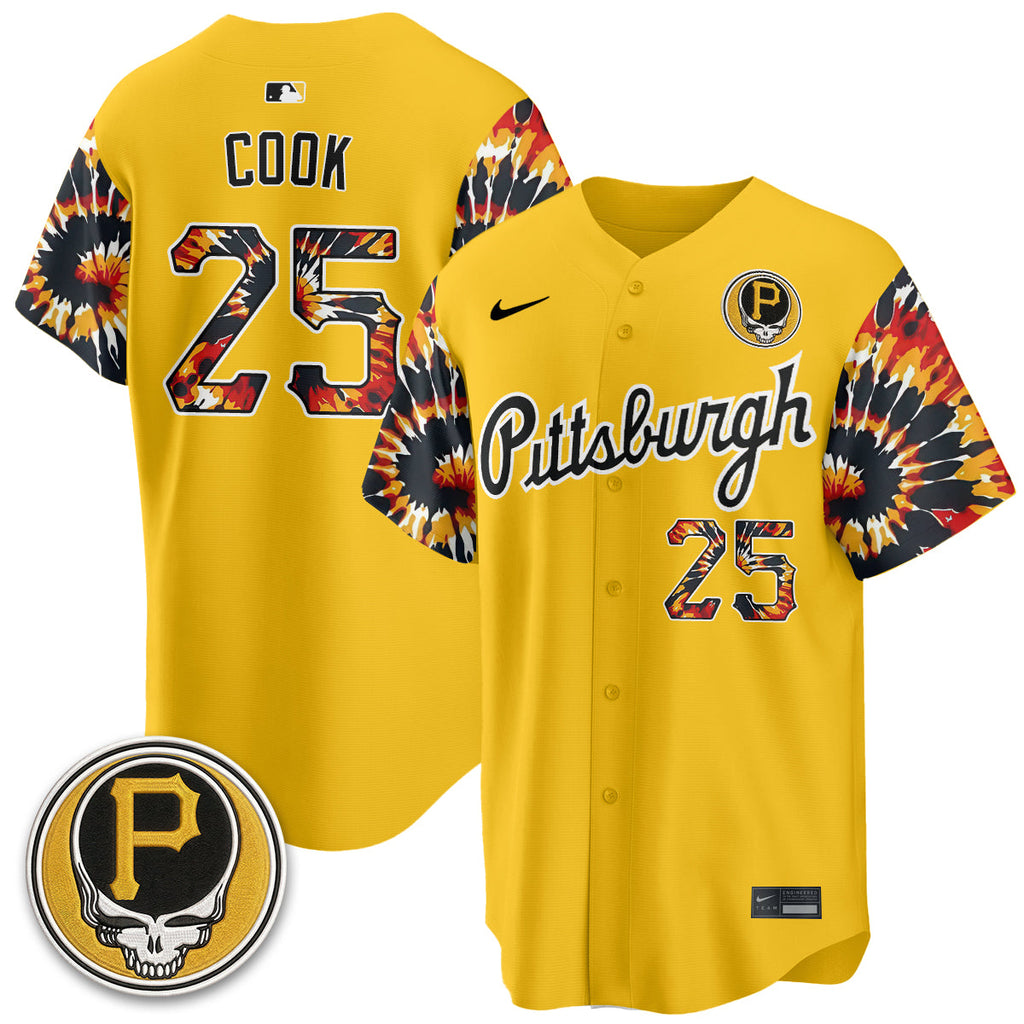 PIT x Grateful Dead Vapor Limited Jersey - Stitched