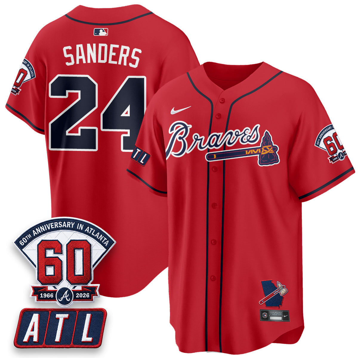 ATL 2026 60th Anniversary Vapor Limited Jersey - Stitched