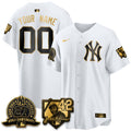 NYY 2026 Jackie Robinson Day Vapor Limited Gold Edition Custom Jersey - Stitched