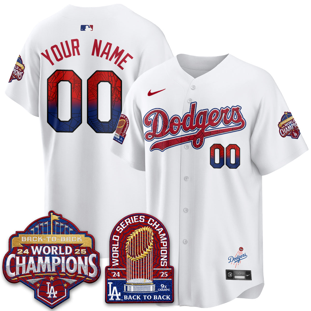 LAD x Web-Head 2026 Vapor Custom Jersey - Stitched