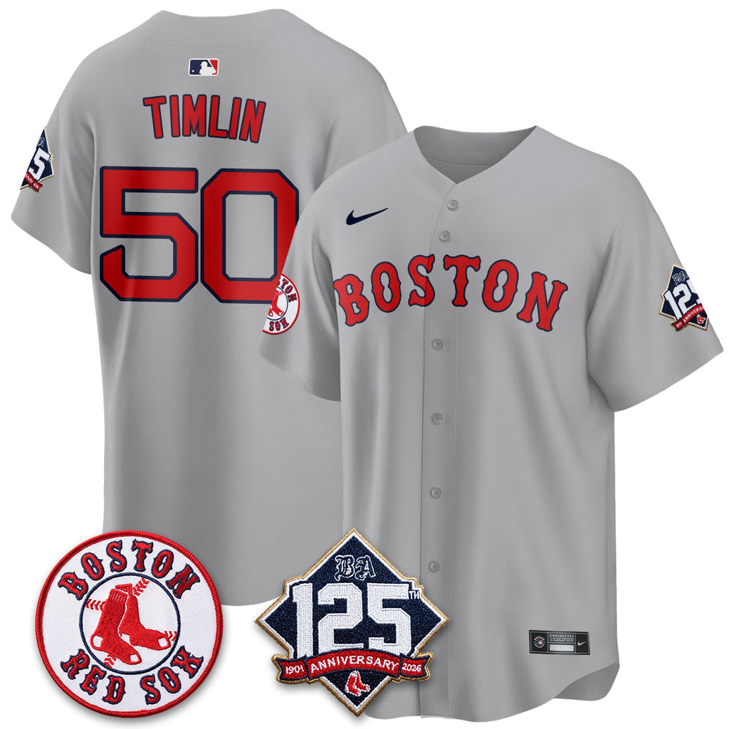 BOS 125th Anniversary Patch Vapor Jersey - Stitched