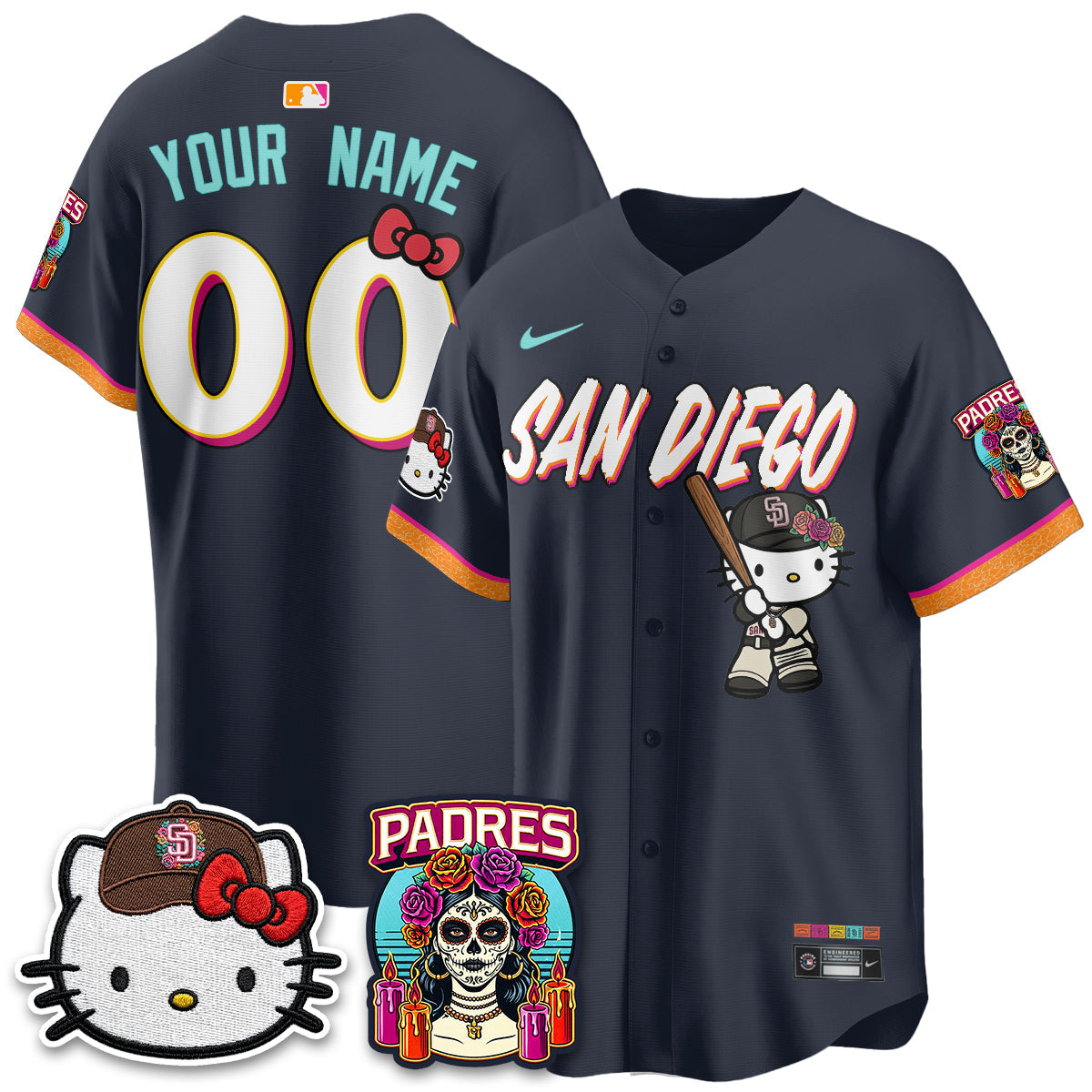 SD 2026 City Connect x Meow KT Vapor Limited Custom Jersey - Stitched
