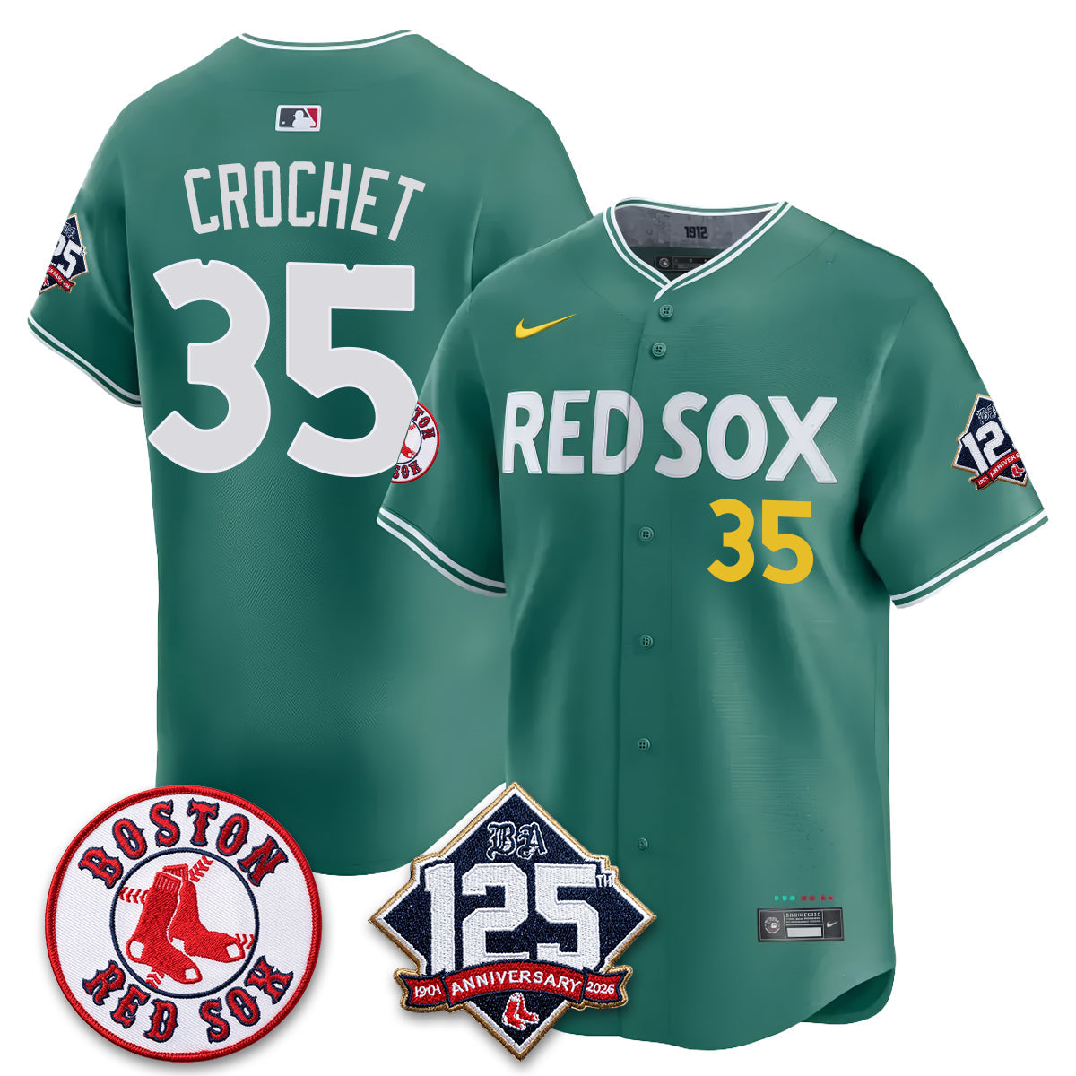 BOS 125th Anniversary Patch Vapor Jersey - Stitched